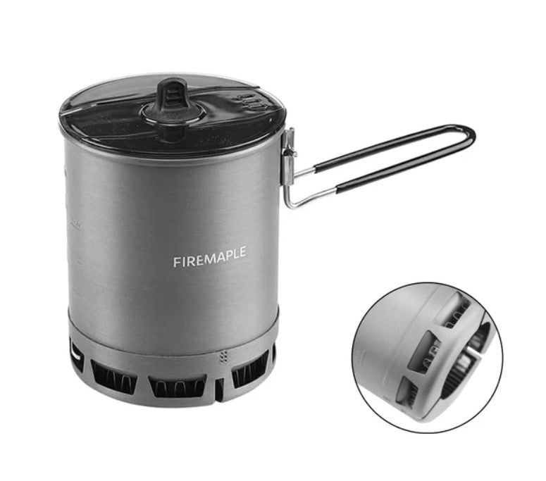 FM Petrel Ultralight Pot G3 600ml kettle with a heat exchange element