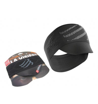CS Headband with Visor Cycling La Visiere, Black (Old 2019)