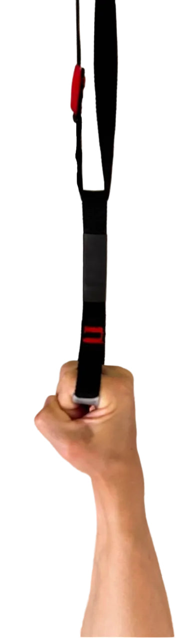GS Fingerhooks worn on fingers for suspension exercises